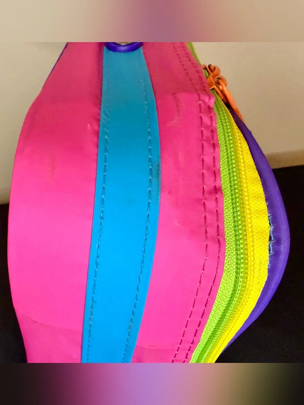 RARE 90s Kittens & Balloons Small Suitcase Lisa Frank Overnight Bag w/ Handle